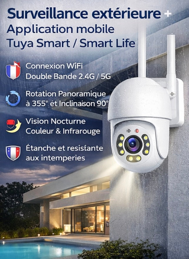 Caméra extérieur connecter